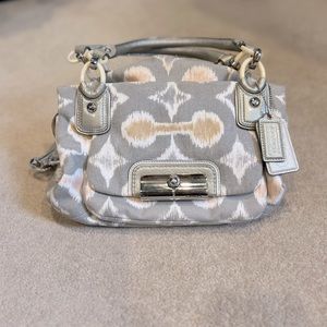 COACH KRISTIN OP ART IKAT PRINT HOBO
